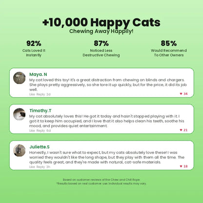 Cotton Dental Chew Rope for Cats
