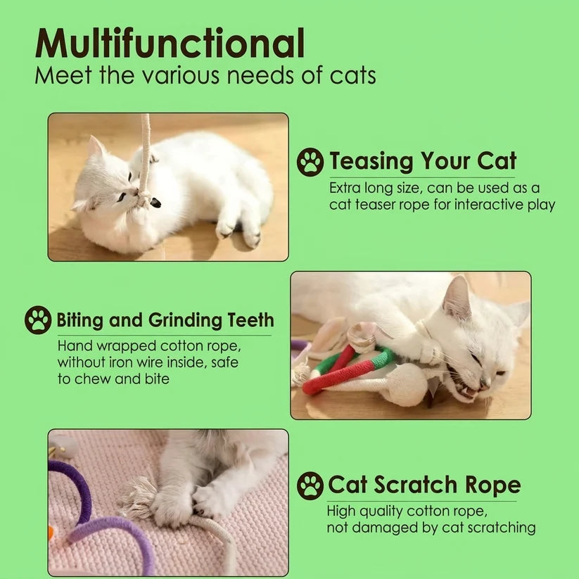Cotton Dental Chew Rope for Cats