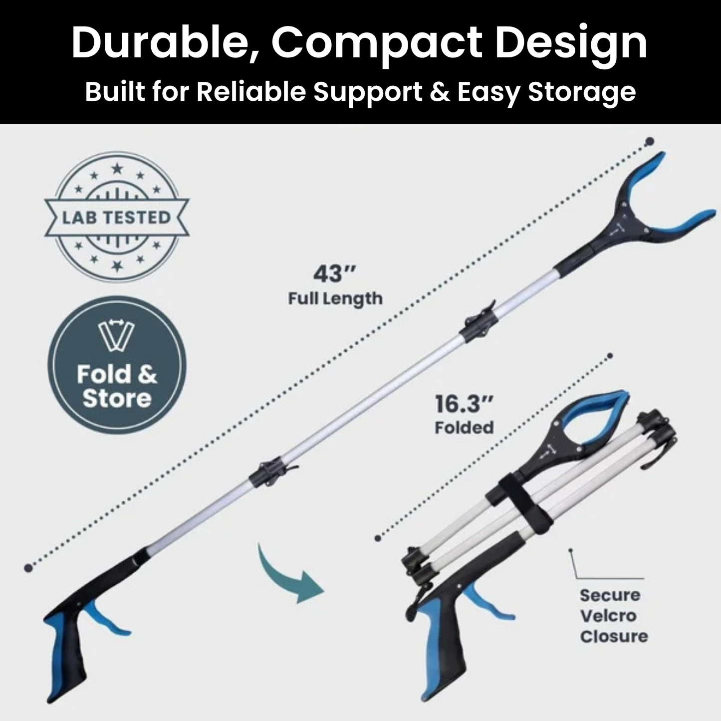 MEWTUF 43" Magnetic Grabber
