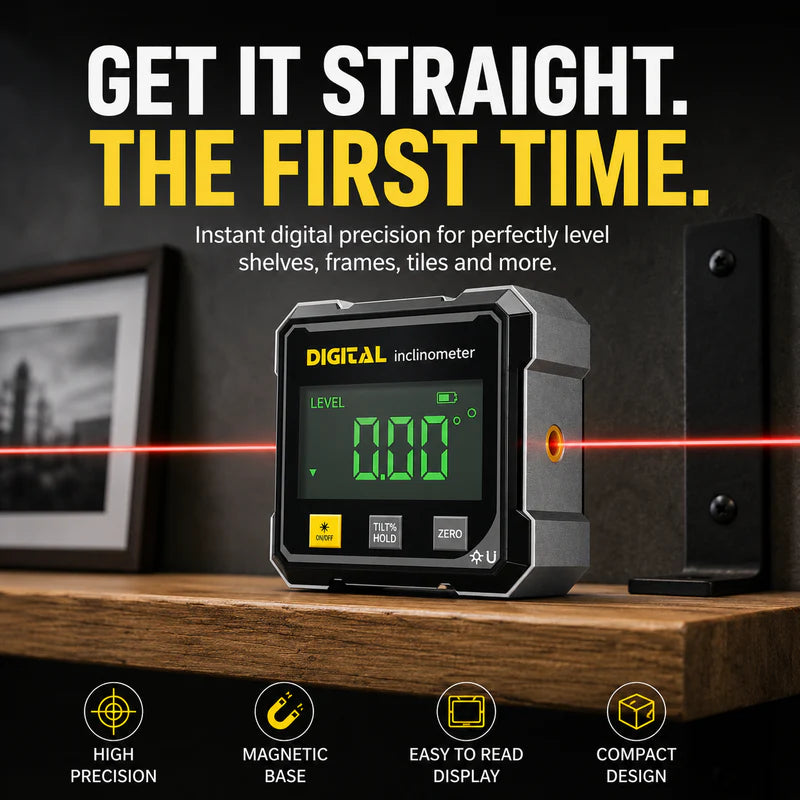 Mewtuf™ Precision Digital Inclinometer