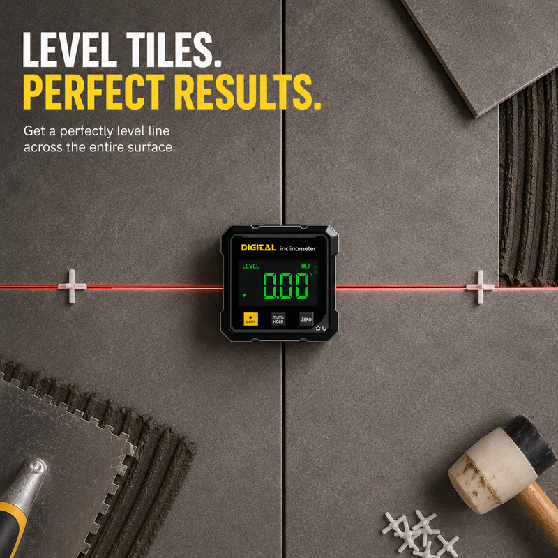 Mewtuf™ Precision Digital Inclinometer